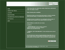 Tablet Screenshot of masterfulhandsmassage.com.au